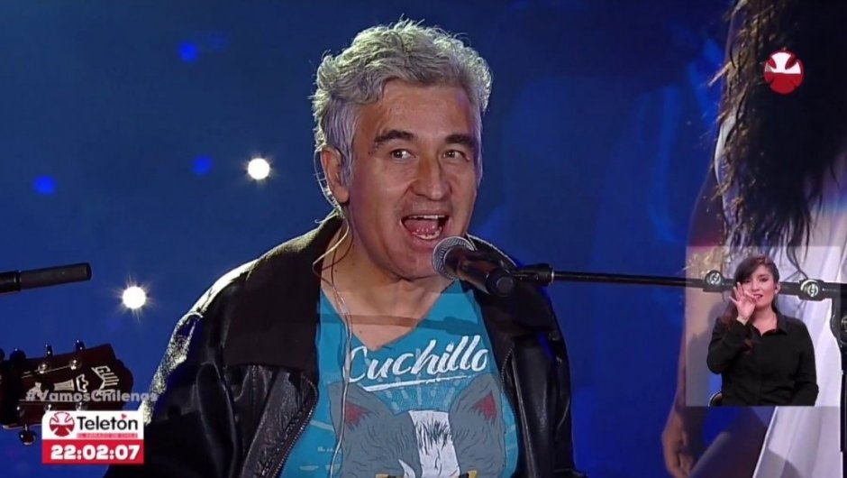 Jorge González tuvo su último concierto televisado en la Teletón del 2016. 